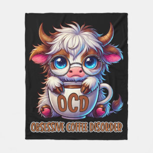 Couverture Polaire Trouble de Café Obsessionnel 