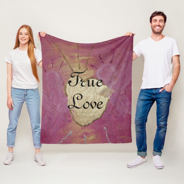 Couverture Polaire True Love Angel Mariage (En situation)