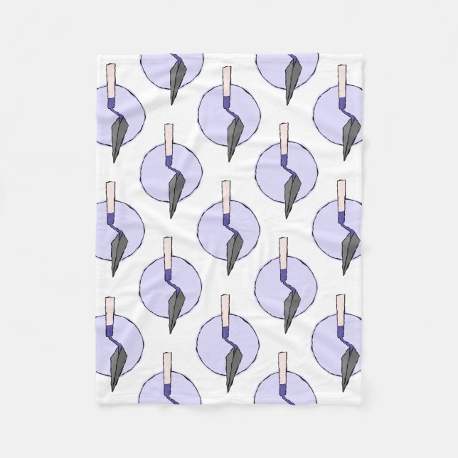 Couverture Polaire Truelle pourpre - trousse à outils de (Devant)