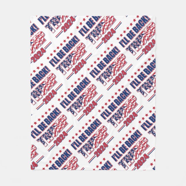 Couverture Polaire Trump 2024 sera de retour (Devant)