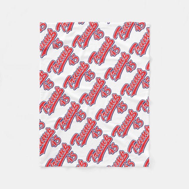Couverture Polaire Trump-45-RED (Devant)