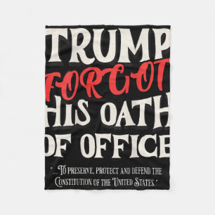 Couverture Polaire Trump A Oublié Le Serment D'Office A Promis La Con