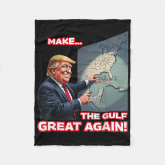 Couverture Polaire Trump Amérique Golfe Mexique Président Trump