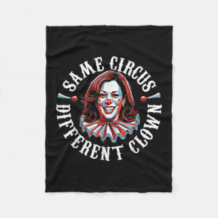 Couverture Polaire Trump Anti Kamala Harris Même Cirque Différent Clo