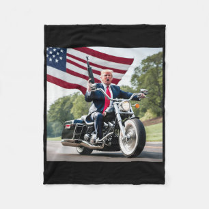 Couverture Polaire Trump Biker Mad