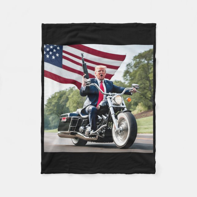 Couverture Polaire Trump Biker Mad (Devant)