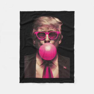 Couverture Polaire Trump Bubble Gum drôle