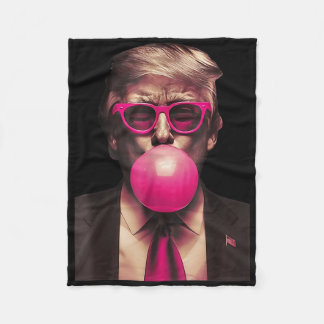 Couverture Polaire Trump Bubble Gum Funny
