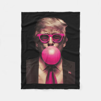 Couverture Polaire Trump Bubble Gum Funny 1