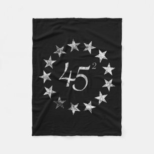 Couverture Polaire Trump carré Betsy Ross Drapeau 2020 2024 Deuxième