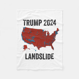 Couverture Polaire Trump - Carte des élections de 2024 à la suite d'u