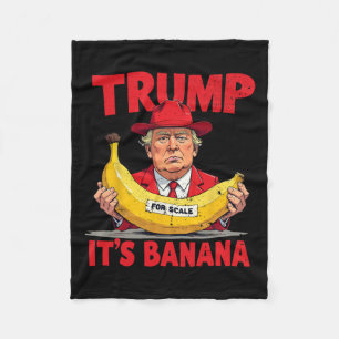 Couverture Polaire Trump C'est Nana (pour l'échelle) Mème amusant 1