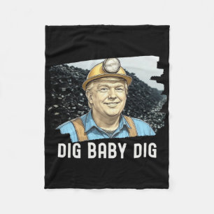 Couverture Polaire Trump Coalminer Dig Ba