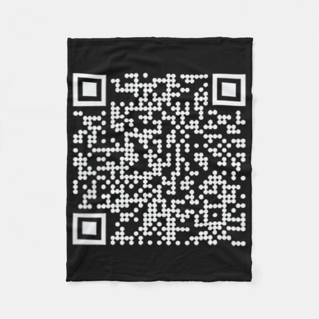 Couverture Polaire Trump Dance Qr drôle Président Trump Code de danse (Devant)
