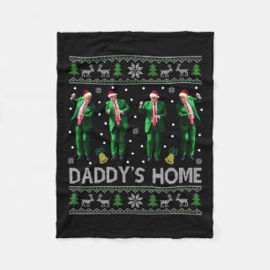 Couverture Polaire Trump Dance Trump Je serai à la maison pour