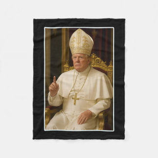 Couverture Polaire Trump en tant qu'Eglise du Vatican Pape Trump drôl