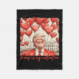 Couverture Polaire Trump est ma Saint Valentin drôle Trump Valentines