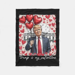 Couverture Polaire Trump est ma Saint Valentin drôle Trump Valentines