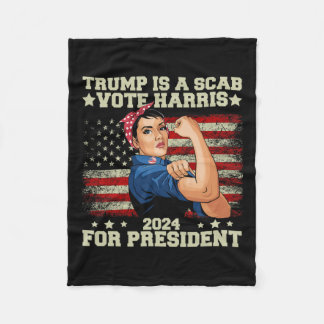 Couverture Polaire Trump Est Un Scab Vote Harris 2