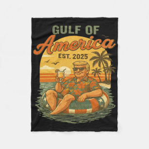 Couverture Polaire Trump Golfe des États-Unis Amérique 2025 Trump Mer