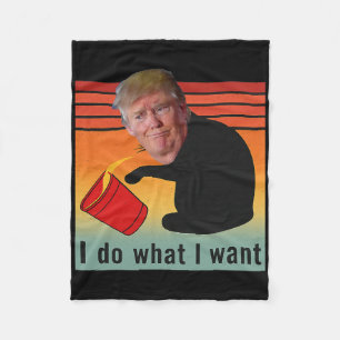 Couverture Polaire Trump Je Fais Ce Que Je Veux Drôle Économie Stock