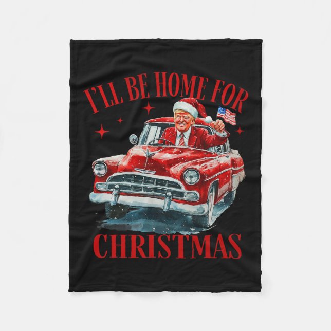 Couverture Polaire Trump, je serai à la maison pour Noël (Devant)