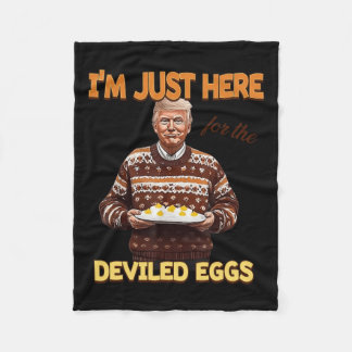 Couverture Polaire Trump Je suis juste là pour les oeufs dévités