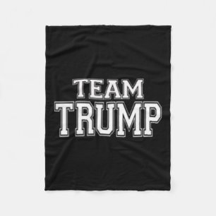 Couverture Polaire Trump Jersey Style Chemise W Trump 47 À l'arrière