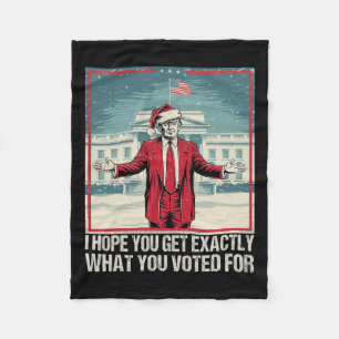 Couverture Polaire Trump J'Espère Que Vous Obtenez Exactement Ce Que 