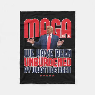 Couverture Polaire Trump Mega 2024 47ème Président Déchargé Mème Des