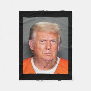 Couverture Polaire Trump Mug Shot 1