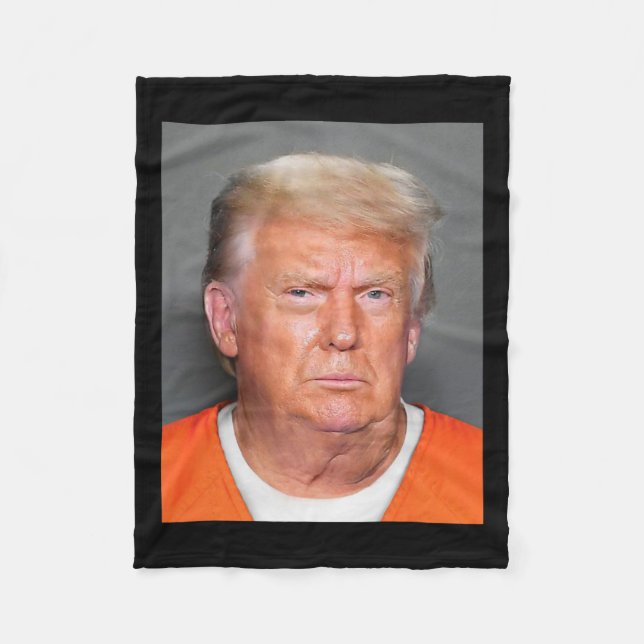 Couverture Polaire Trump Mug Shot 1 (Devant)