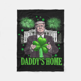 Couverture Polaire Trump Papa Est À La Maison Maison Blanche St Patri