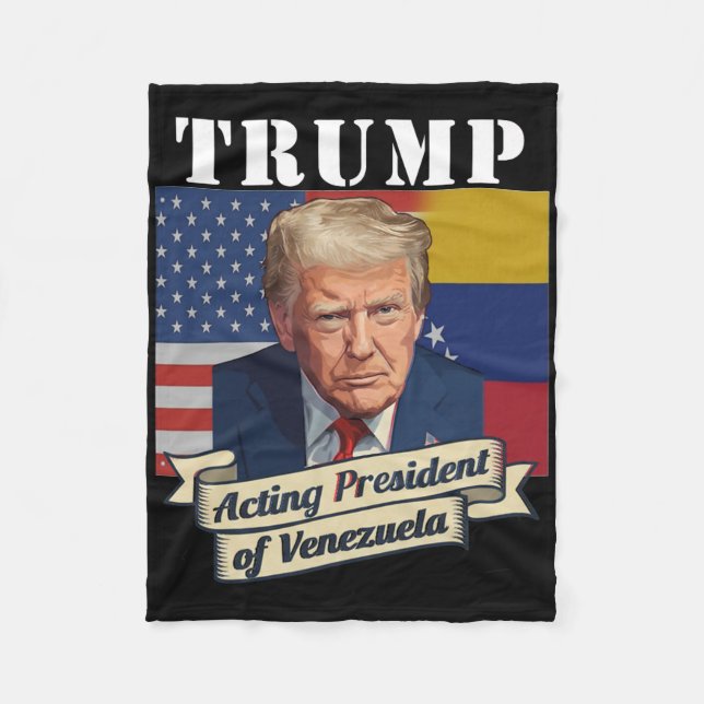 Couverture Polaire Trump président par intérim du Venezuela  (Devant)