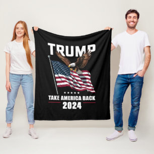 Couverture Polaire Trump Reprenez l'Amérique Élection Américaine 2024