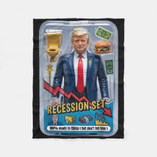 Couverture Polaire Trump Satire Survié Récession Box Set Action Fig