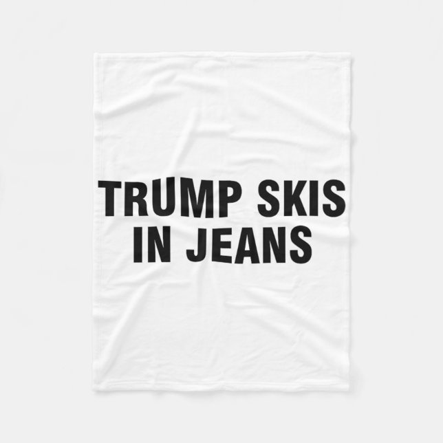 Couverture Polaire Trump skie en jeans  (Devant)