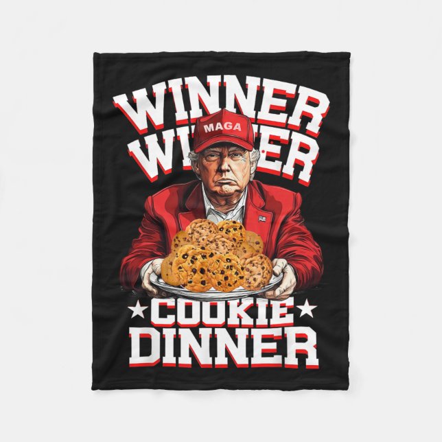 Couverture Polaire Trump Take America Byck Funny Winner Cookie (Devant)