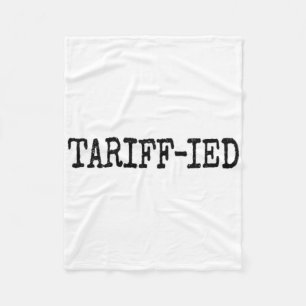 Couverture Polaire Trump Tarif-ifié Anti Tarif Terrié