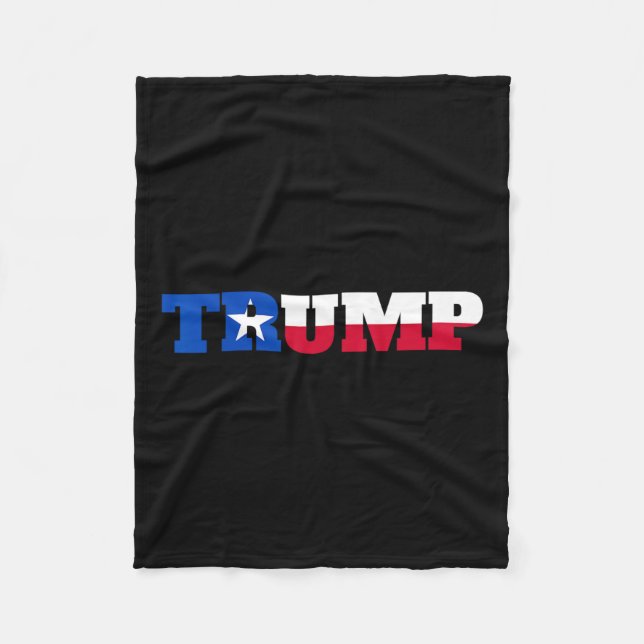 Couverture Polaire Trump Texans pour Trump (Devant)
