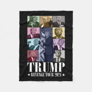 Couverture Polaire Trump The Revenge Tour 2024 drôle