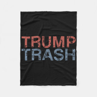 Couverture Polaire Trump Trash 2025 Retro Grunge Vintage Garbyge For 