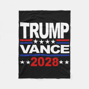 Couverture Polaire Trump Vance 2028 Président républicain du troisièm