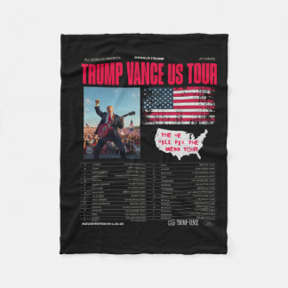 Couverture Polaire Trump Vance Us Tour