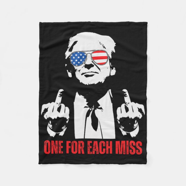 Couverture Polaire Trump You Missed Again Funny Trump Won Trump 2025  (Devant)