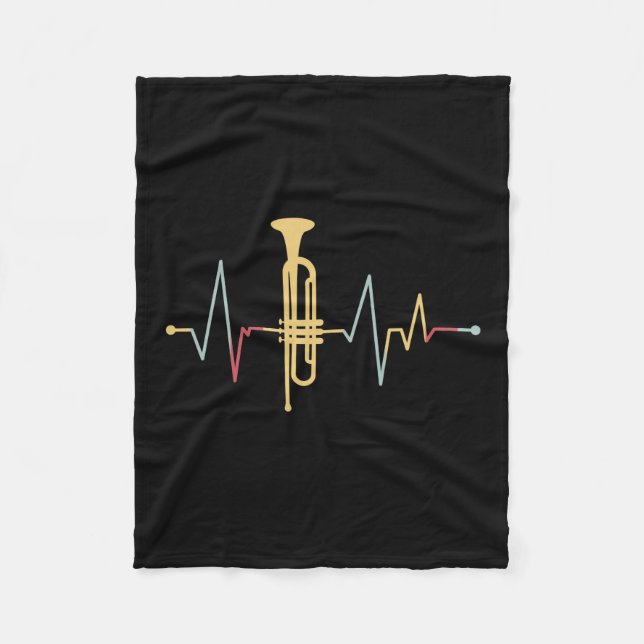 Couverture Polaire Trumpet Hearbeat (Devant)