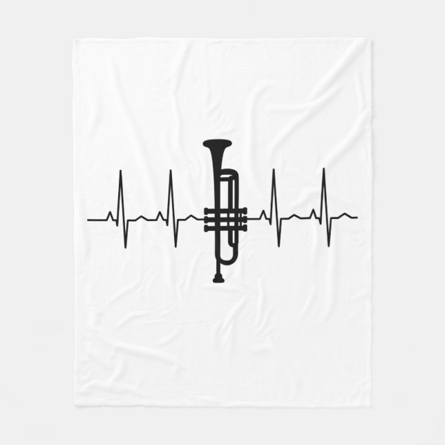 Couverture Polaire Trumpet Hearbeat (Devant)