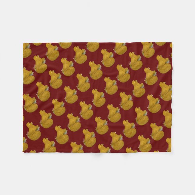 Couverture Polaire Trumpeter Pigeon Jaune (Devant (Horizontal))