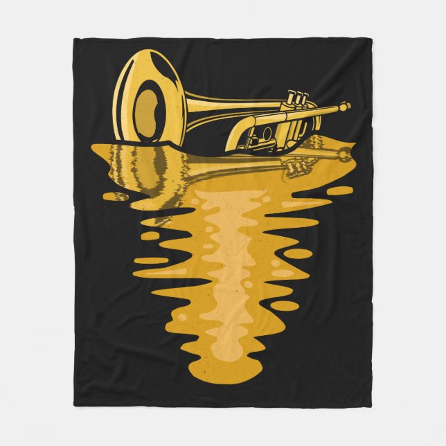 Couverture Polaire Trumpeter Trumpeter, musicien de trompette (Devant)