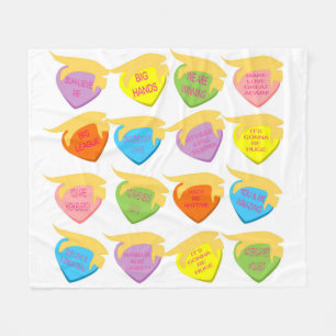 Couverture Polaire Trumpkin Lovin' Hearts Fleece Blanket